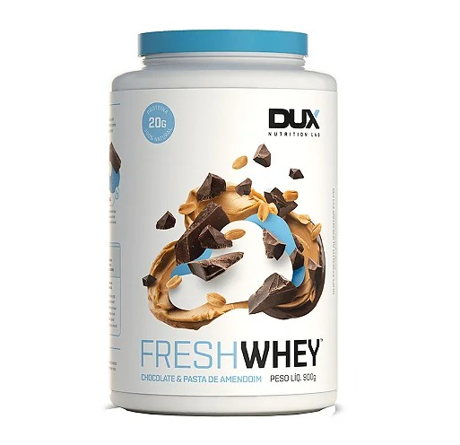 FRESH WHEY CHOCOLATE E PASTA DE AMENDOIM - DUX 900G