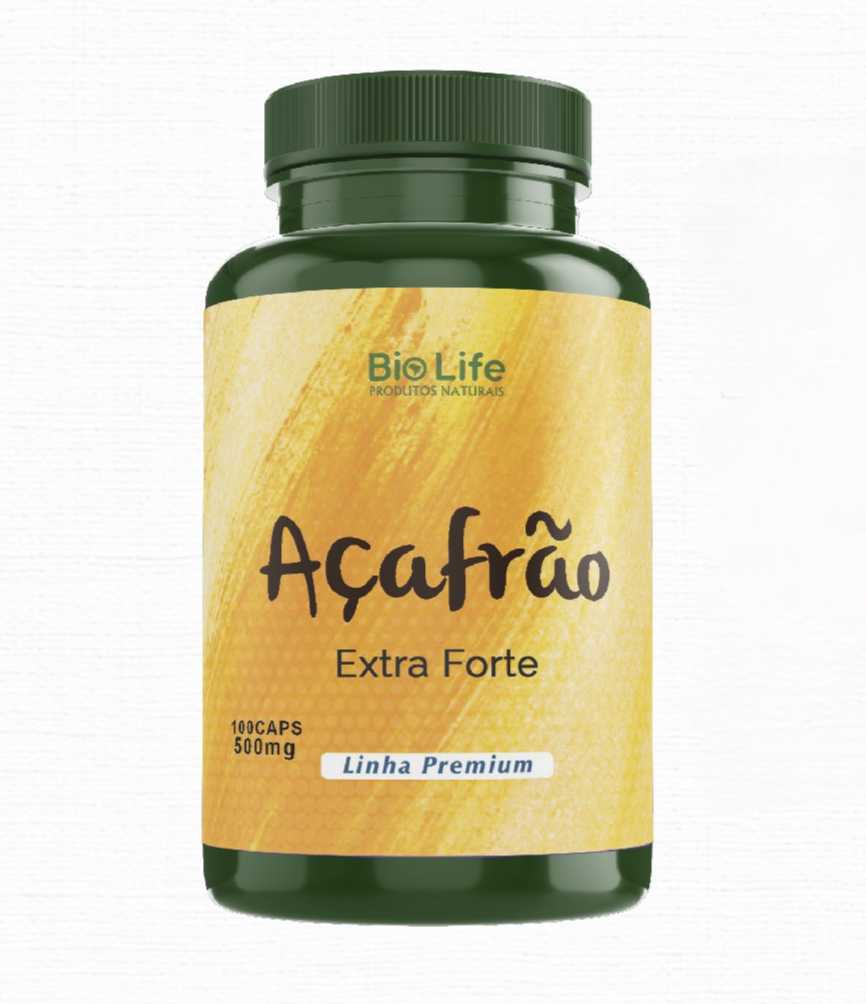 AÇAFRÃO (Cúrcuma) - 60 CPS (BIOLIFE)