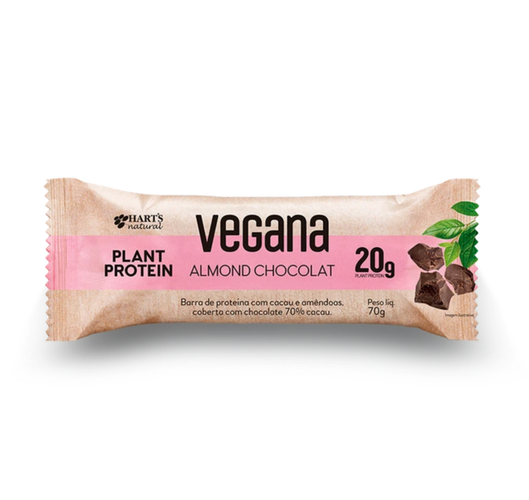 PLANT PROTEIN ALMOND CHOCOLATE - 20G VEGANA HARTS)