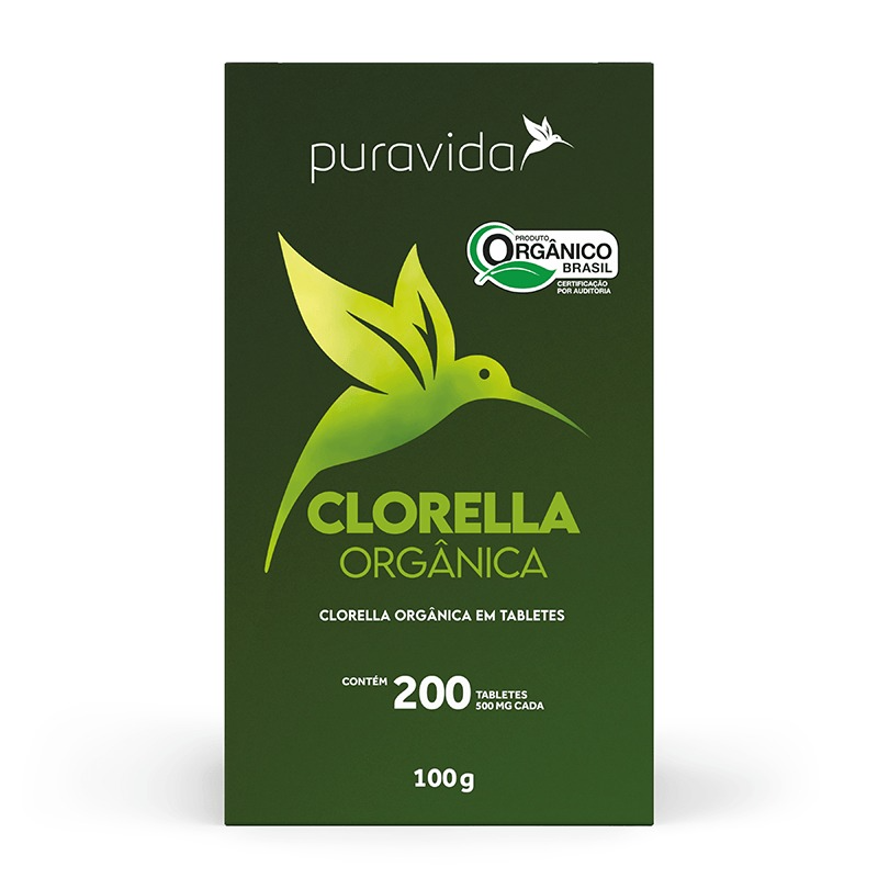 CLORELLA ORGÂNICA - PURA VIDA 100G