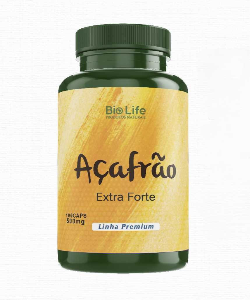 AÇAFRÃO (Cúrcuma) - 100 CPS (BIOLIFE)