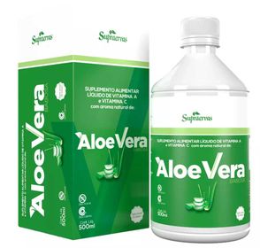 ALOE VERA BABOSA - SUPLEMENTO DE VIT. A E C 500ML (SUPRA ERVAS)