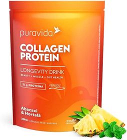 COLLAGEN PROTEIN ABACAXI E HORTELÃ - 450G PURA VIDA