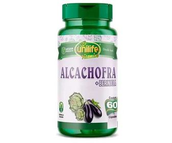 ALCACHOFRA COM BERINJELA - 60 CAPS 400MG (UNILIFE)