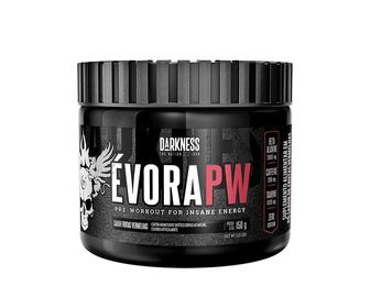 ÉVORA PW - PRÉ WORKOUT FOR INSANE ENERGY- SABOR FRUTAS VERMELHAS - 150G (DARKNESS)