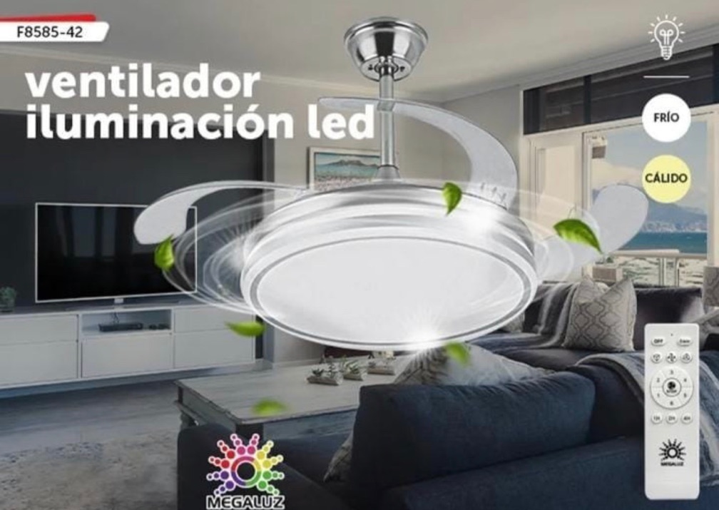 Ventilador retractil 1mtro diámetro 