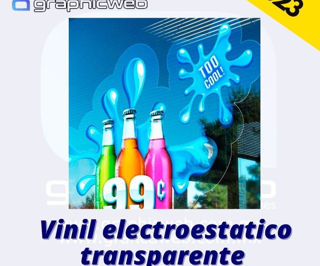 Vinil transparente estático 