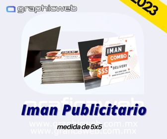 Imanes publicitarios 5x5 cm