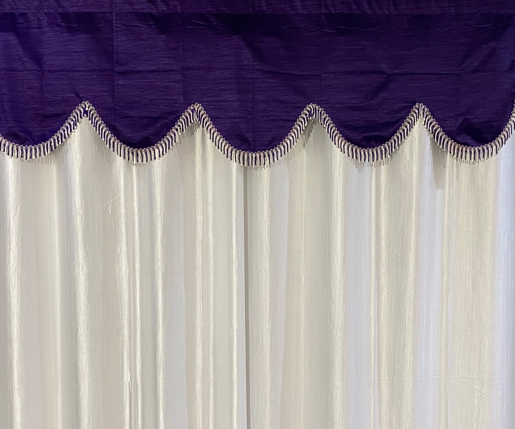 Plain Valance set