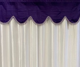 Plain Valance set