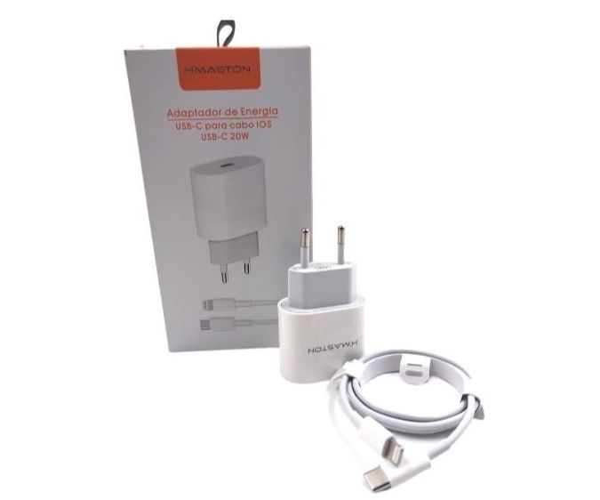 Carregador iPhone Rápido 20W USB-C Hmaston