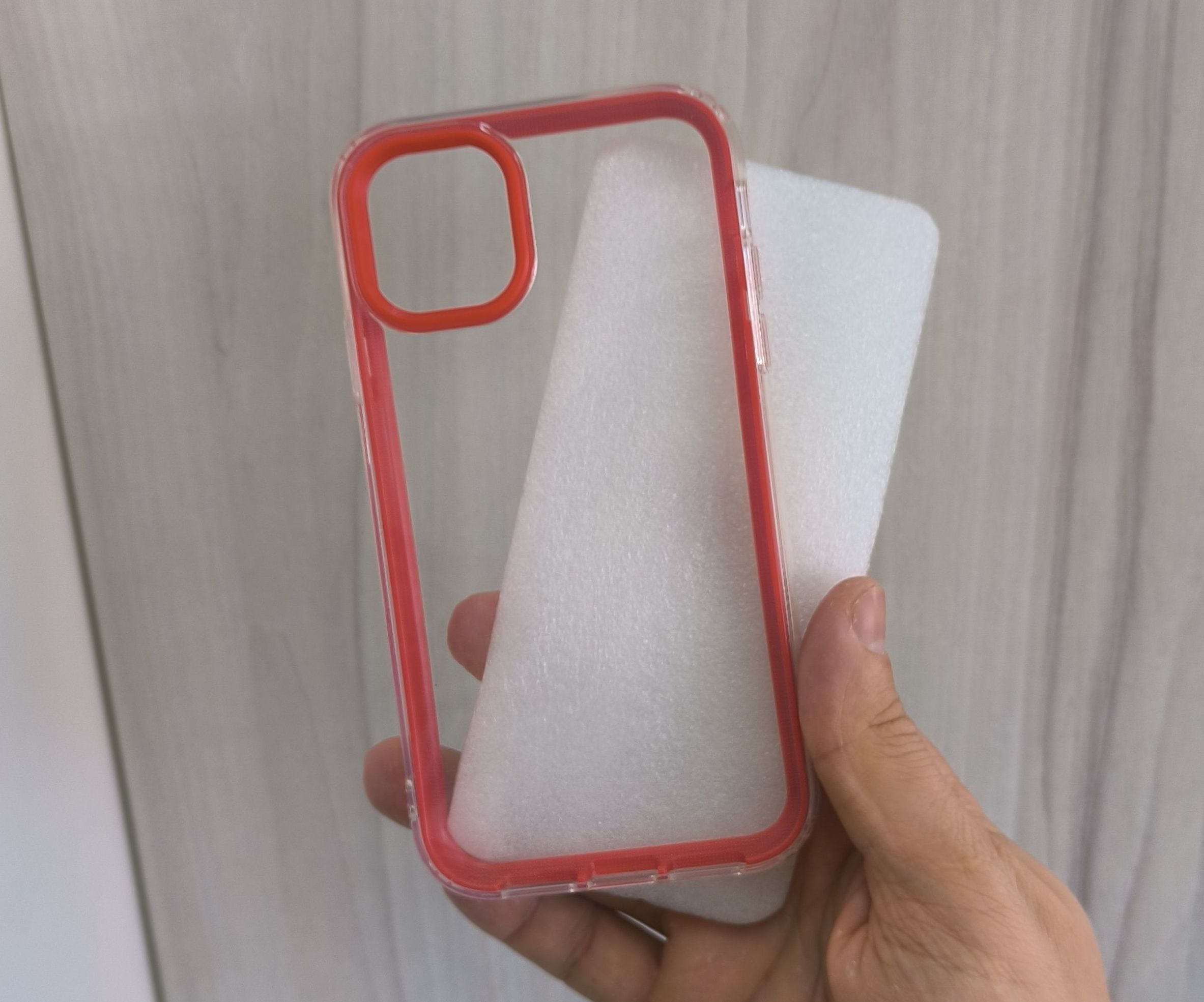 Capa iPhone 11 6.1 Clear 2 em 1 Borda Colorida