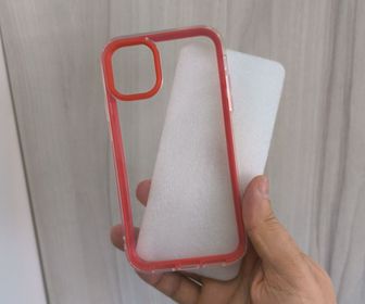 Capa iPhone 11 6.1 Clear 2 em 1 Borda Colorida