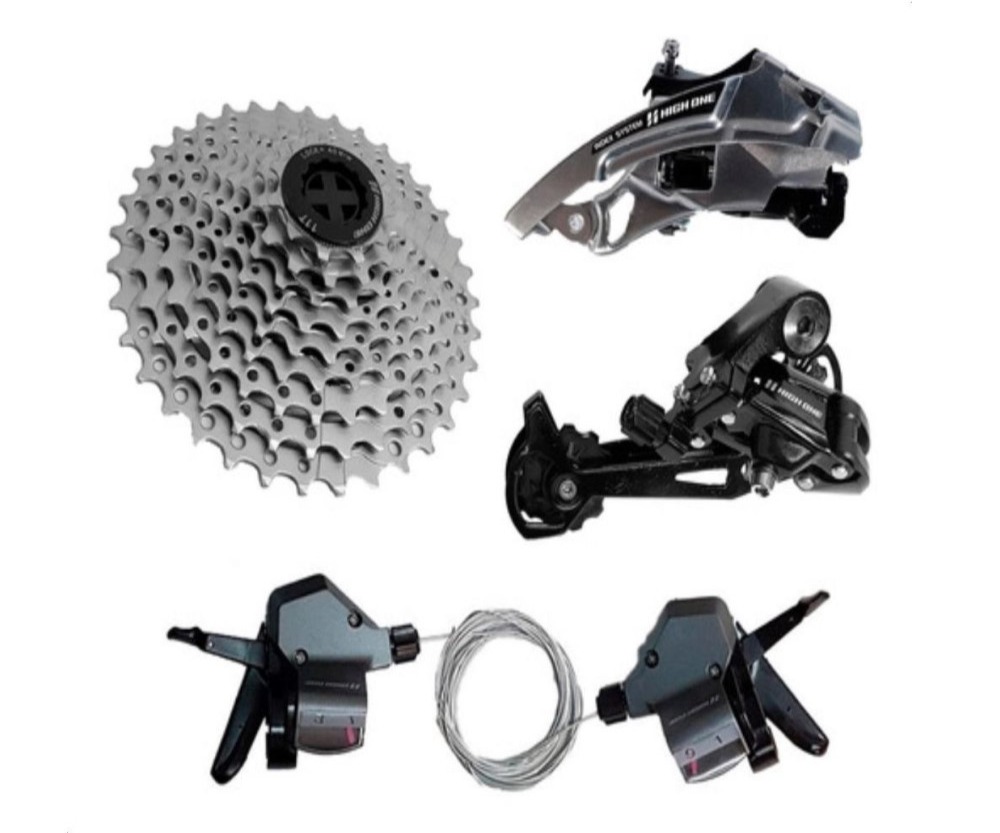 Kit de Câmbio 9 Velocidades High One para bicicleta