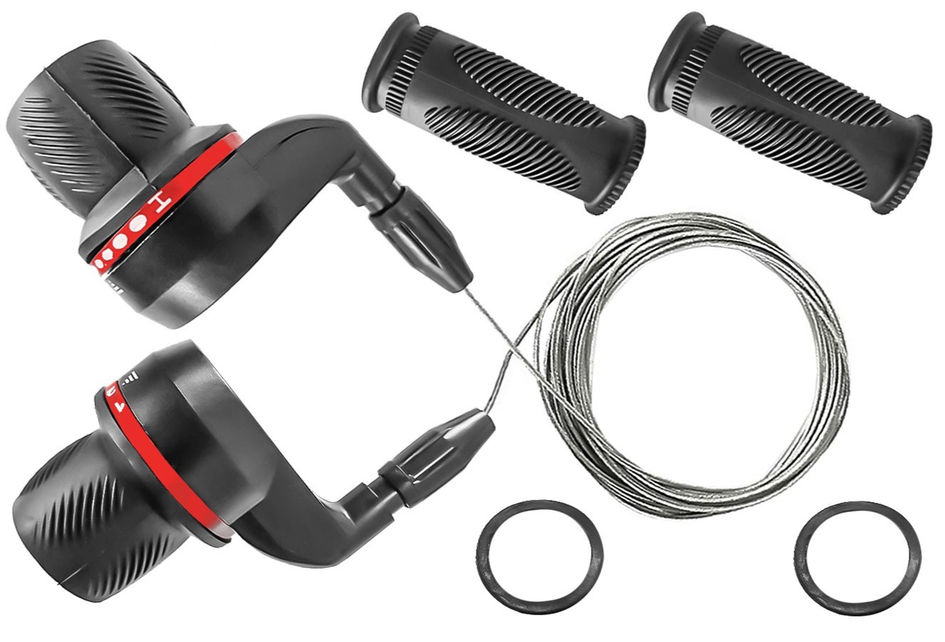ALAVANCA CAMBIO GRIP SHIFT GIRO LIVRE PACO/S.SHINE