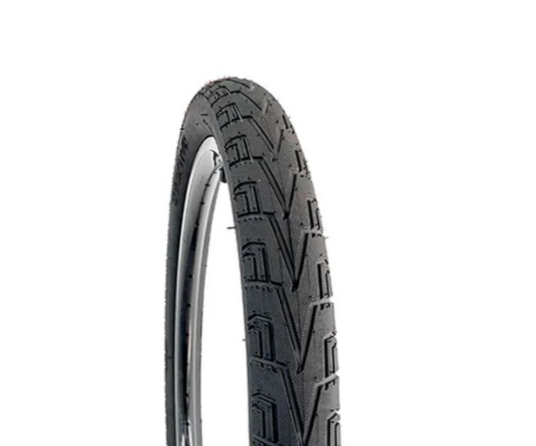 Pneu 26x2.125 slick Cinborg preto para bicicleta aro 26
