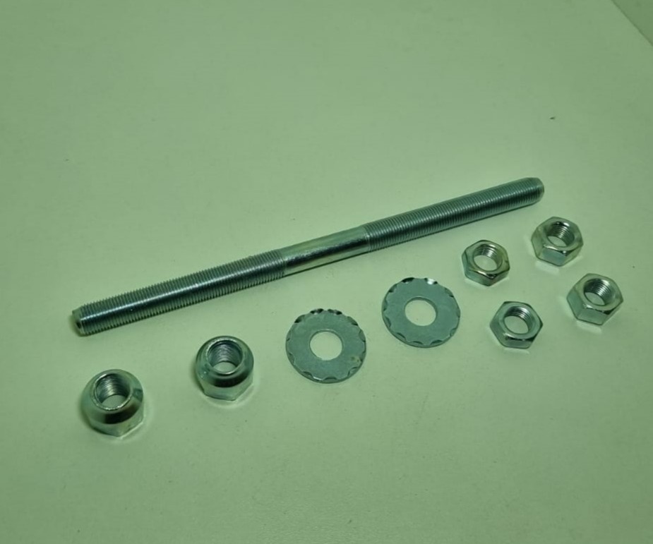 Eixo Traseiro 160 Mm Completo Bike Fix para bicicleta