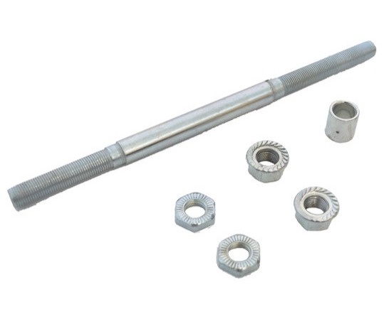 Eixo Traseiro com Bat. sem Rol. Cubo de Aço 175mm para bicicleta