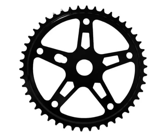 Engrenagem 46 DTS Preta Aberta Gallicom AMR para bicicleta