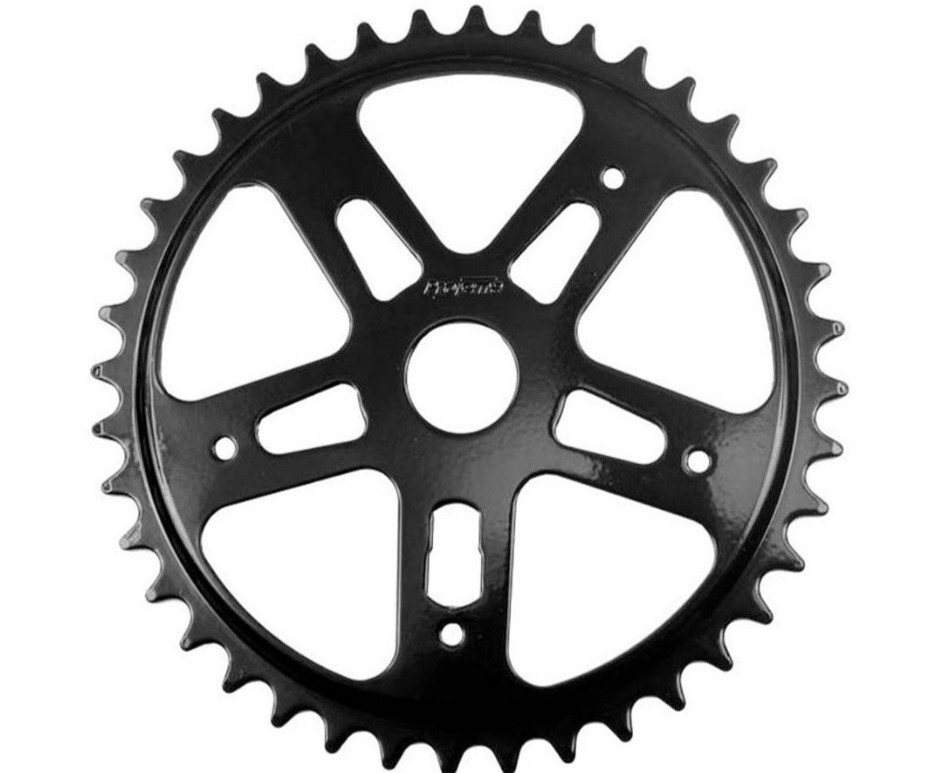 Engrenagem 40 DTS Aberta Estrela Preta Imp. para bicicleta