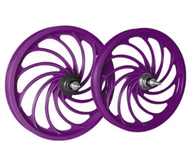 Roda 16 Nylon Dianteiro/Traseiro Lilas Jks para bicicleta