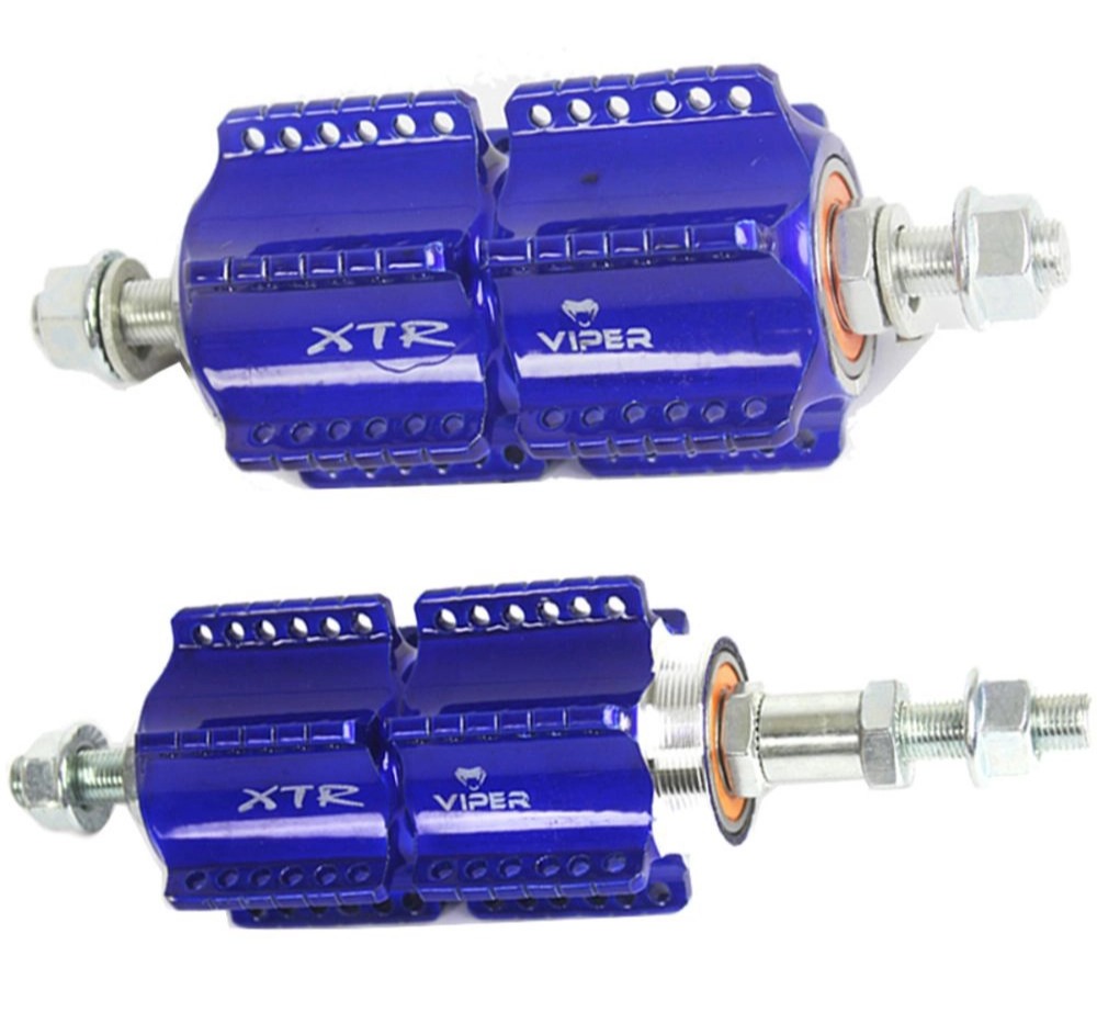 Cubo Dianteiro/Traseiro Alm Rol 72 F Xtr Azul Gálico para bicicleta