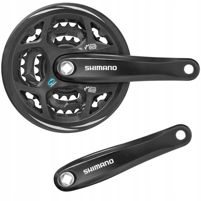 Pedivela D/e Alumínio 28/38/48 Preto Shimano para bicicleta