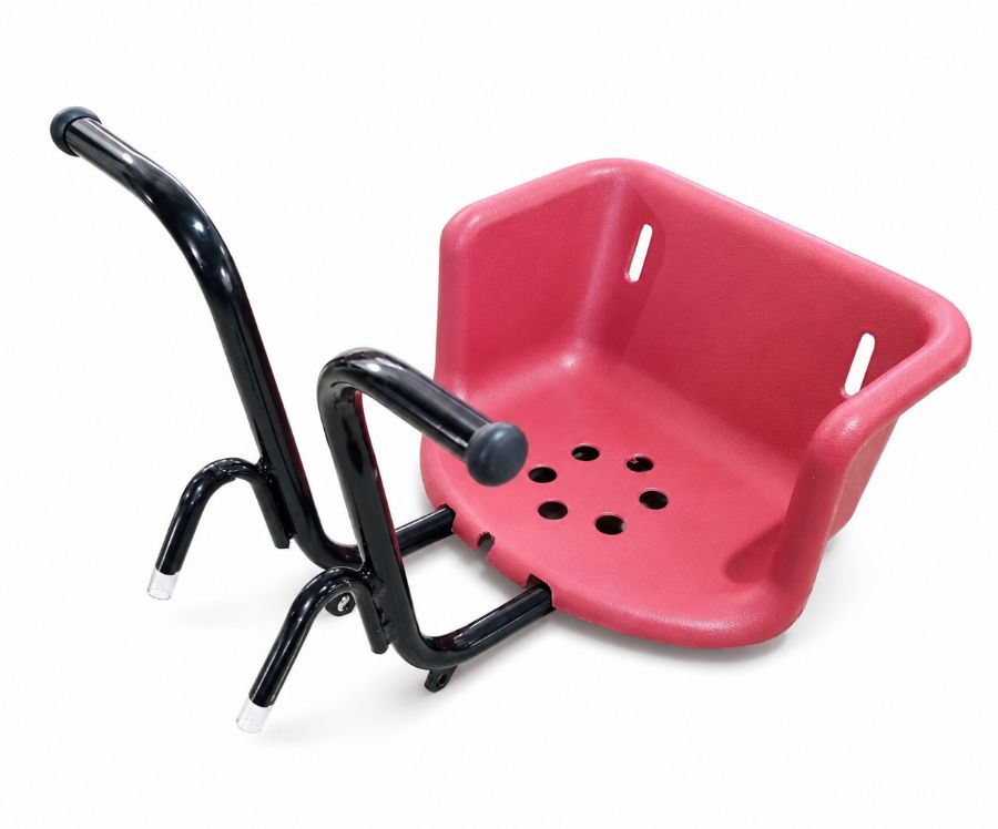 Cadeirinha 26 Dianteira Vermelha Bicileves para bicicleta