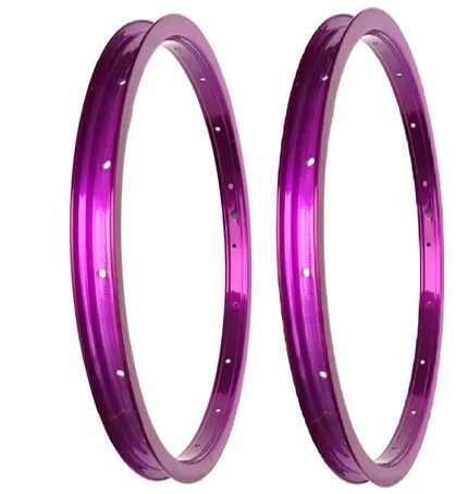 Aro 16 Alumínio Violeta Rimax para bicicleta
