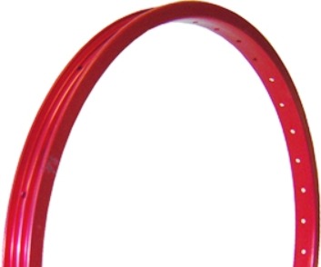 Aro 26 Alumínio 36 Furos Vermelho Tecnall/Rimaxx para bicicleta