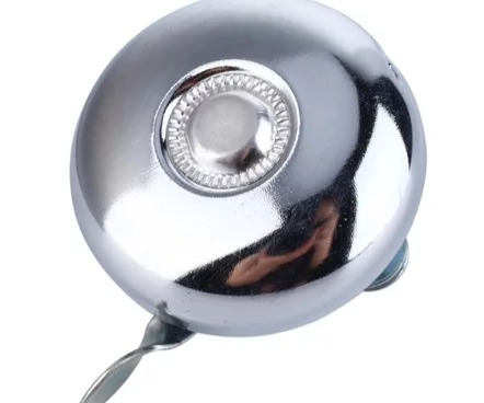 Campainha Trim Trim Cromada para bicicleta