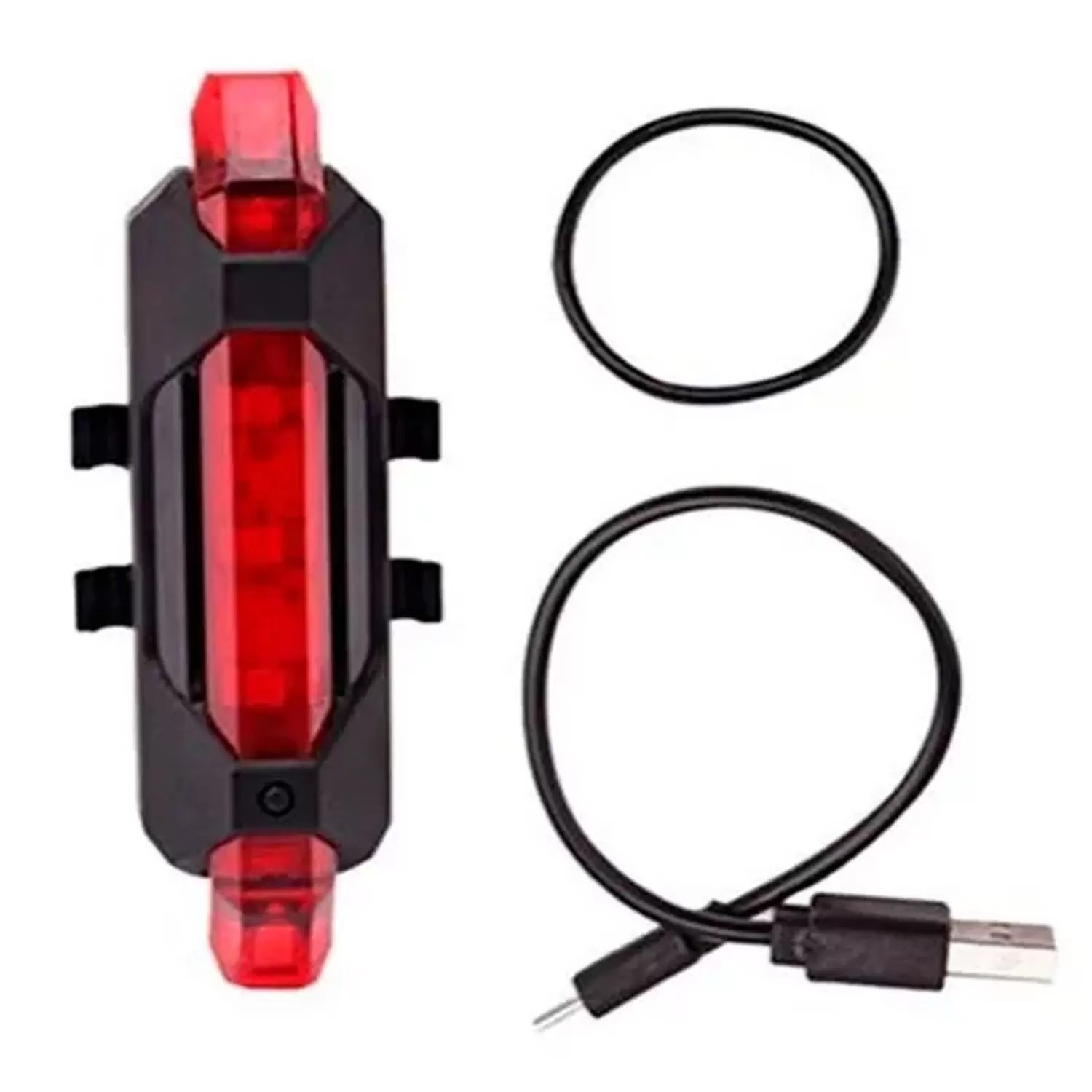 Pisca com Carregador Usb Traseiro Jy 918 para bicicleta
