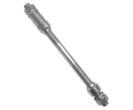 Eixo Traseiro 180mm Cromado com Espacador GTA para bicicleta