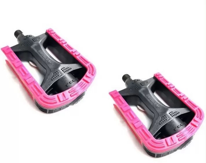 Pedal Nylon Bicolor Sueco Rosa Royalciclo para bicicleta