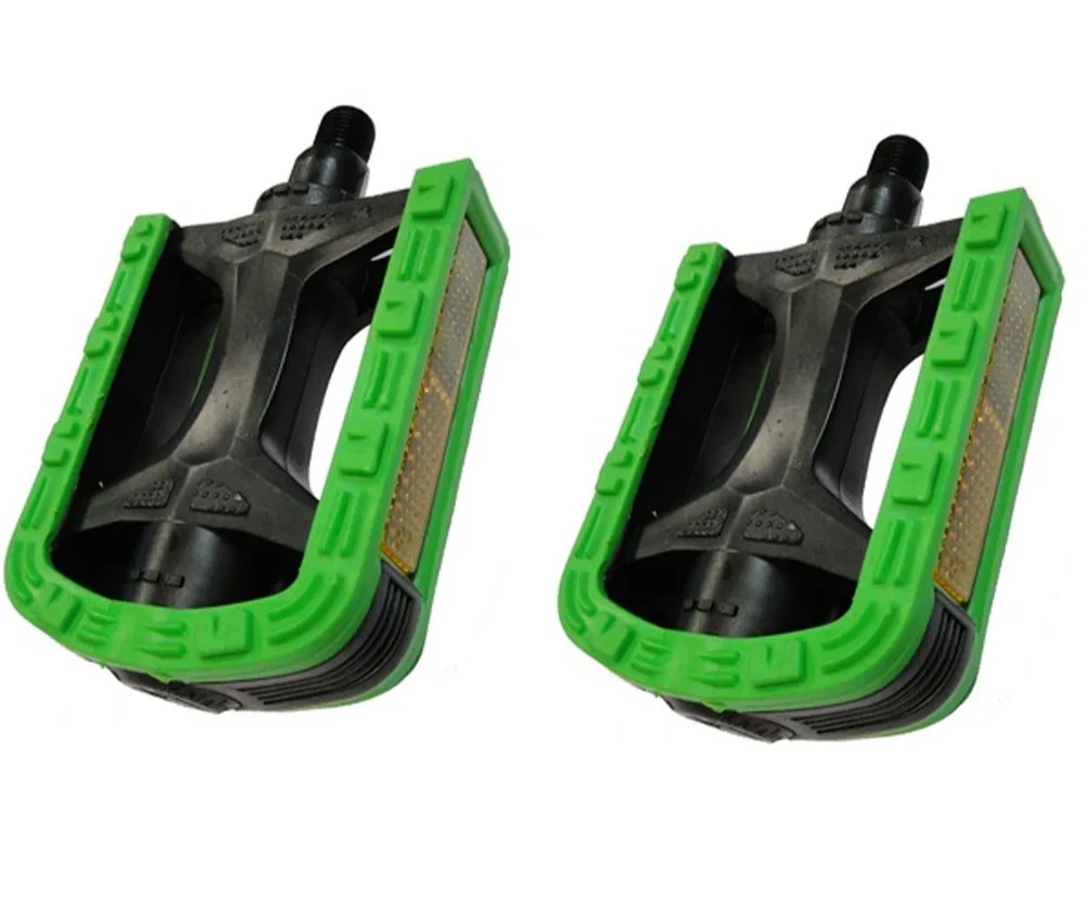 Pedal Nylon Bicolor Sueco Verde Royalciclo para bicicleta