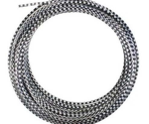 Conduite Teflon 10 Mts Preto/Prata Avios para bicicleta