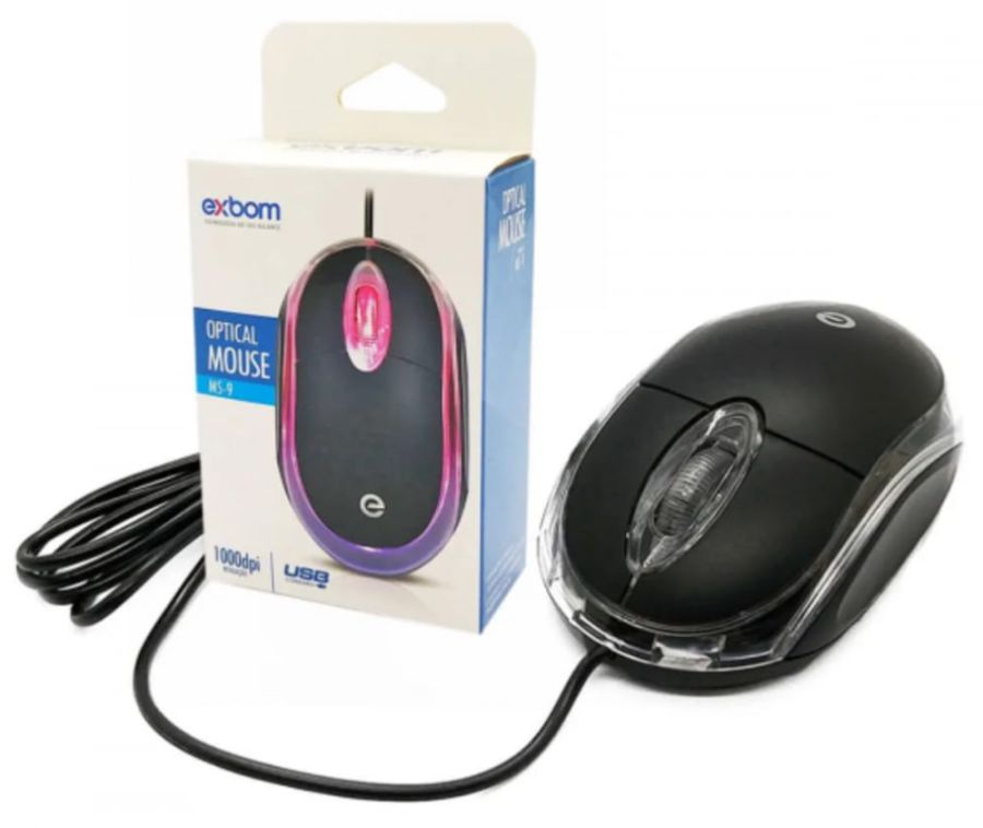 MOUSE USB EXBOM MS-9
