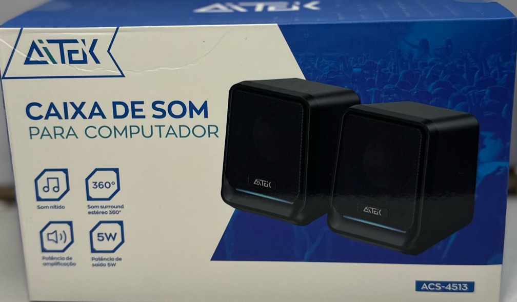 CAIXA DE SOM PC GAMER AITEK ACS-4513