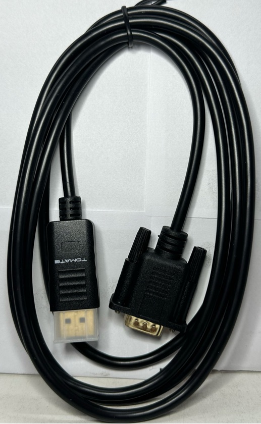 CABO DISPLAYPORT/VGA TOMATE 2M MCB-027