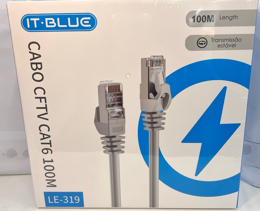 CABO REDE 100MTS CAT6 IT-BLUE LE-319