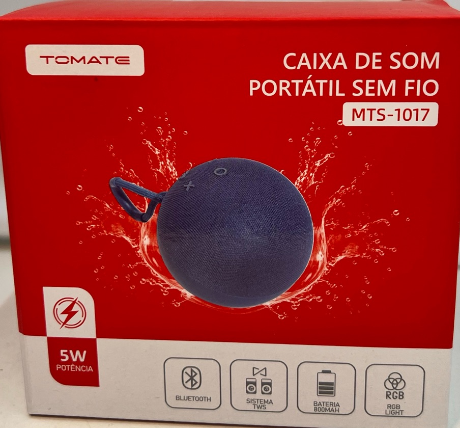 CAIXA DE SOM TOMATE BLUETOOTH MTS-1017 — imagem 1