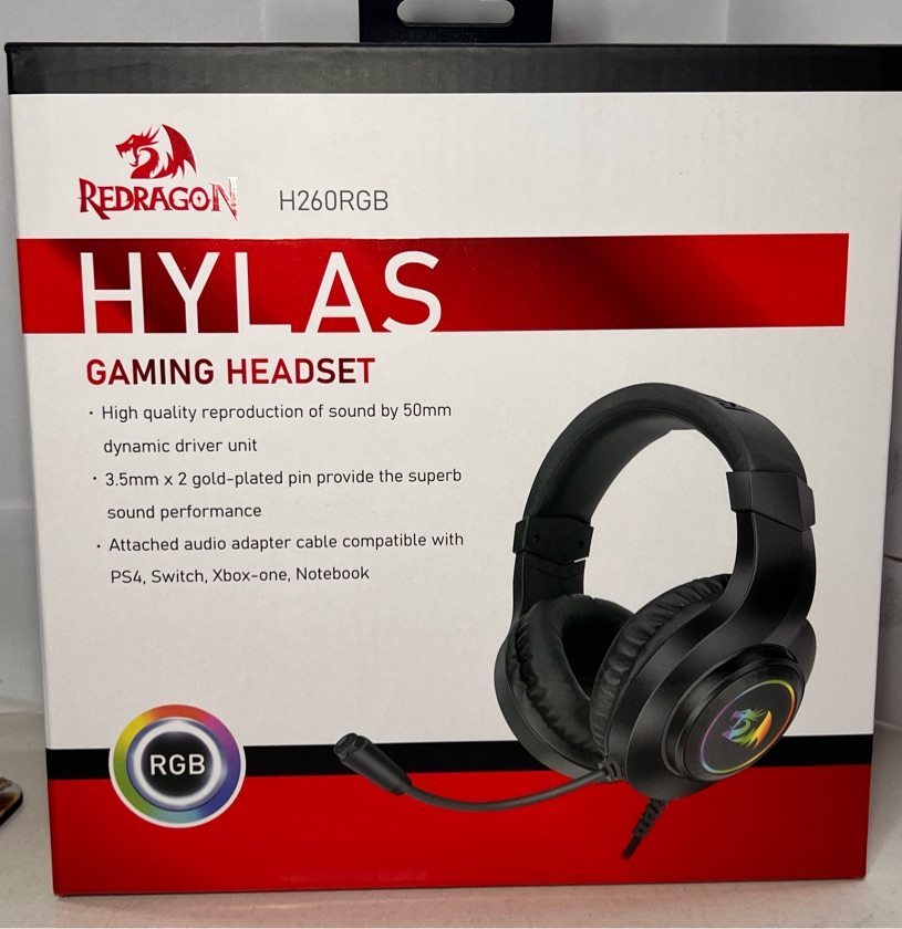 FONE GAMER REDRAGON HYLAS H260RGB