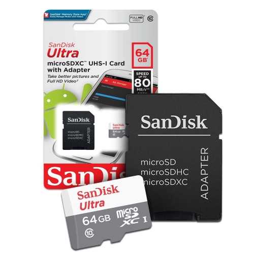 CARTÃO DE MEMÓRIA SANDISK 64GB