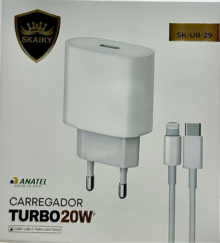 CARREGADOR TIPO-C/IPHONE SKAIKY SK-UR-29 — imagem 1