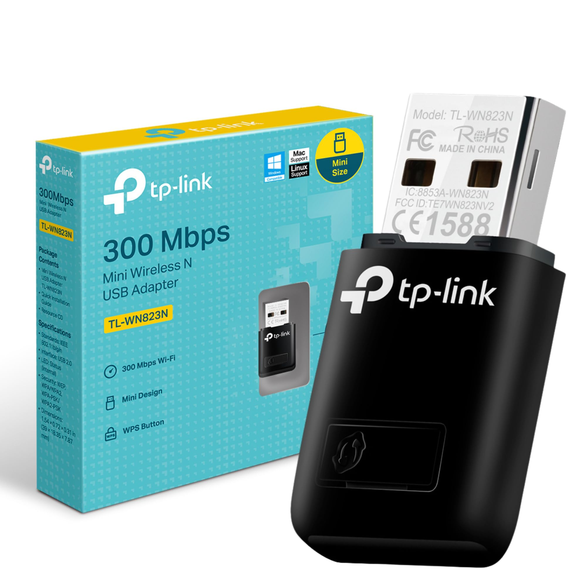 ANTENA WIRELESS TP-LINK TL-WN823N 300MBPS