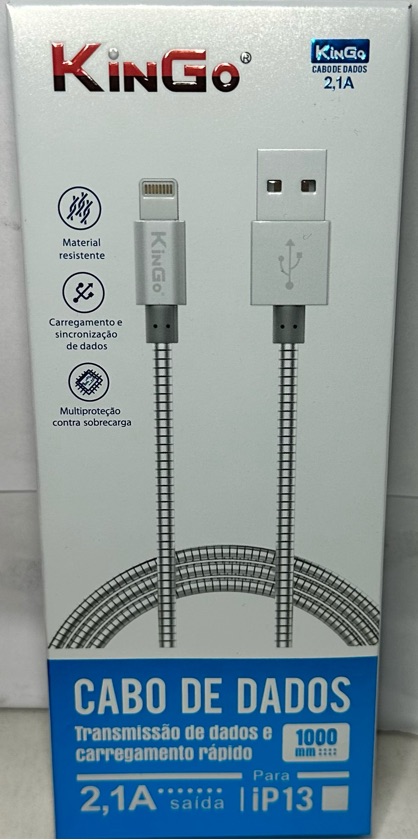 CABO KINGO USB METALIZADO IPHONE