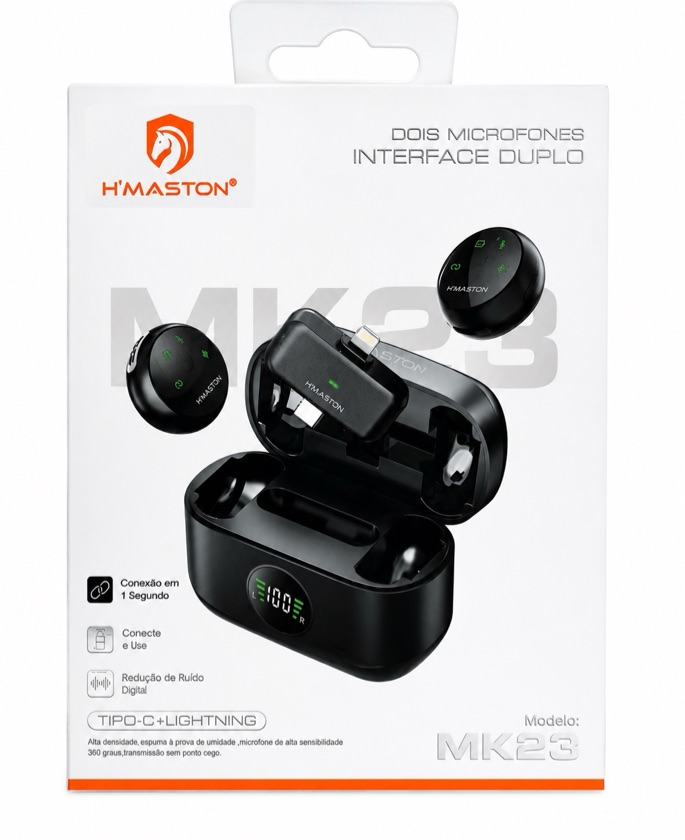 MICROFONE LAPELA TP/IP H’MASTON MK23 — imagem 1