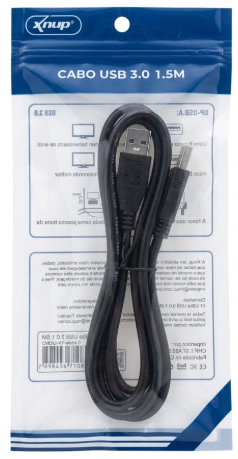 CABO USB USB 3.0 KNUP 1.5MTS KP-USB02