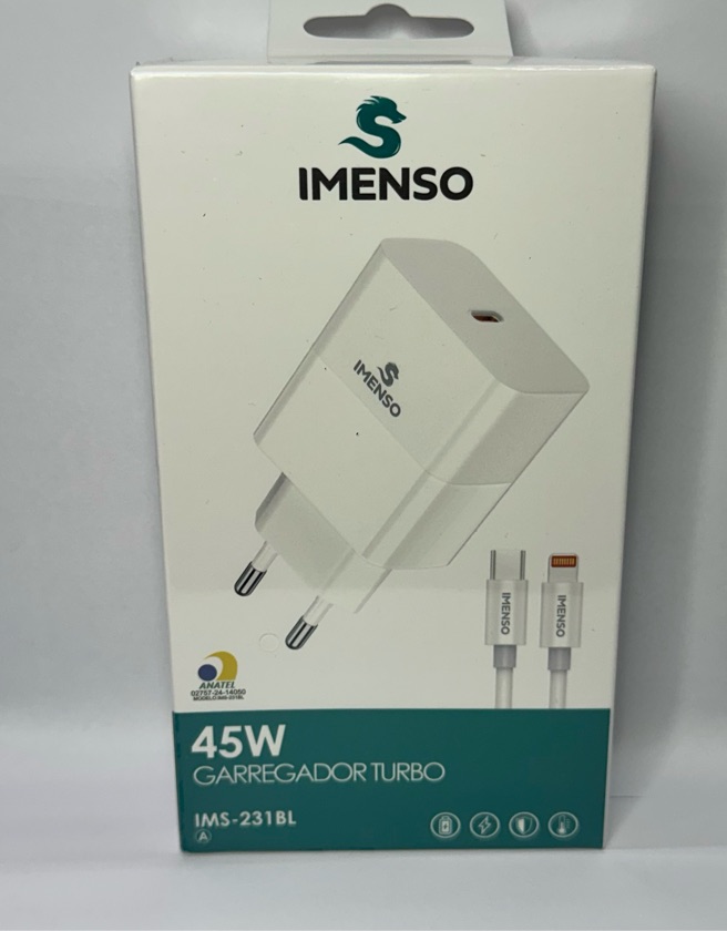 CARREGADOR PD IMENSO 45w TIPO-C IPHONE IMS-231BL