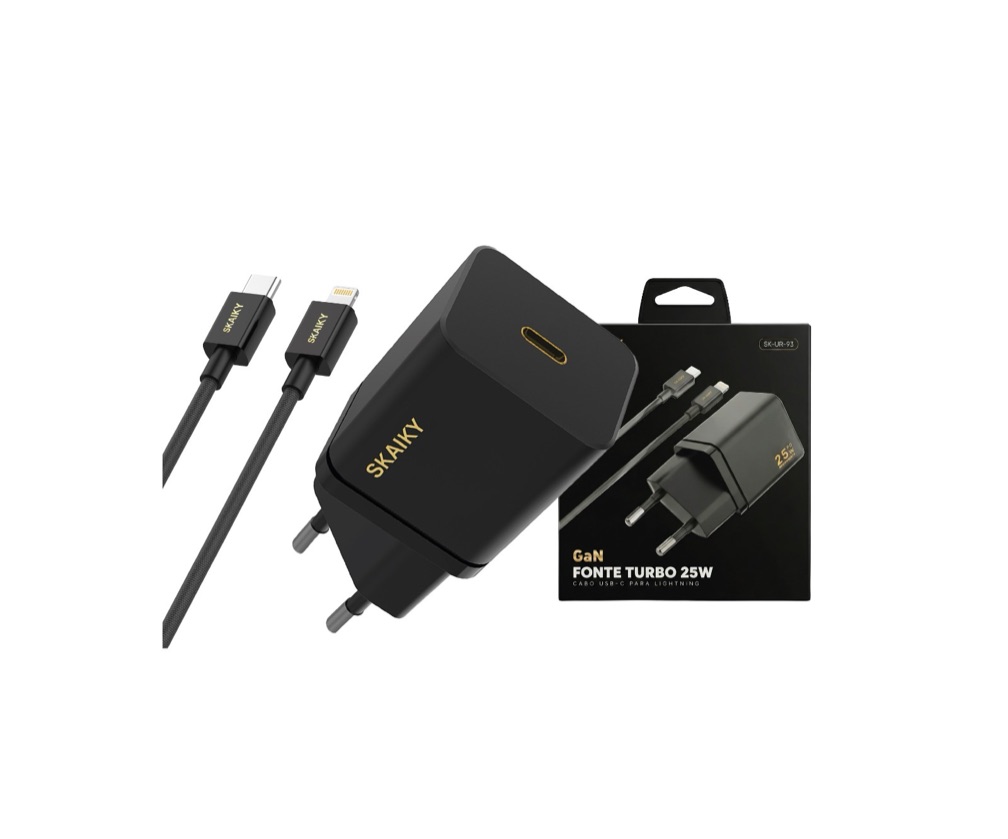CARREGADOR TIPO-C/IPHONE SKAIKY 25W SK-UR-93